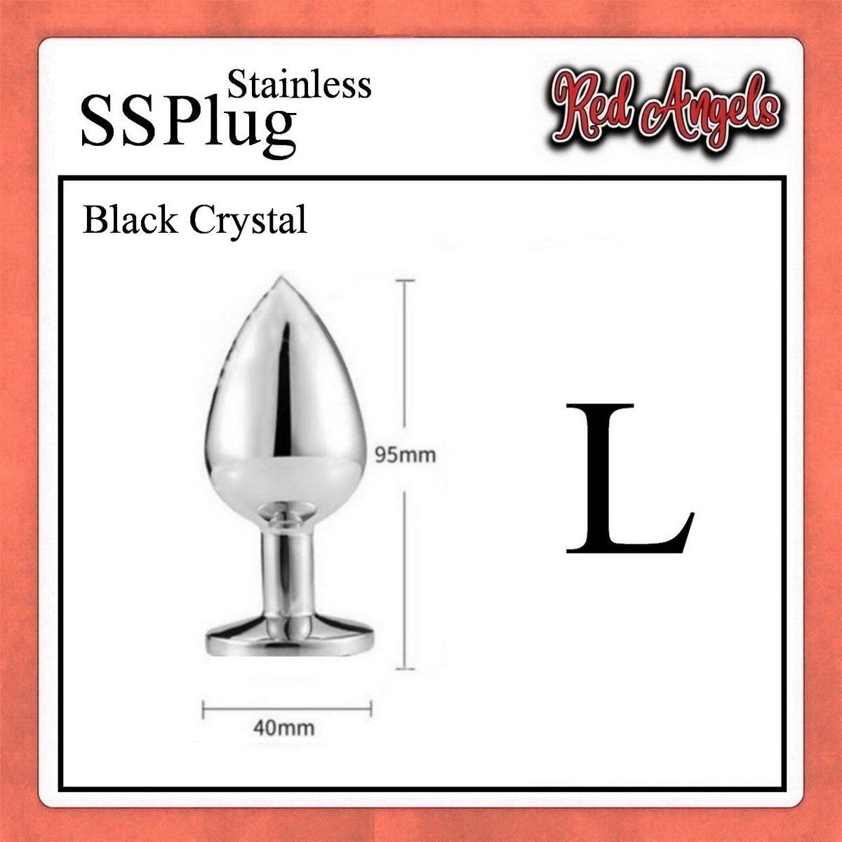 Pekalongan Red Angels Plug Anal Stainless Steell Ukuran M S L