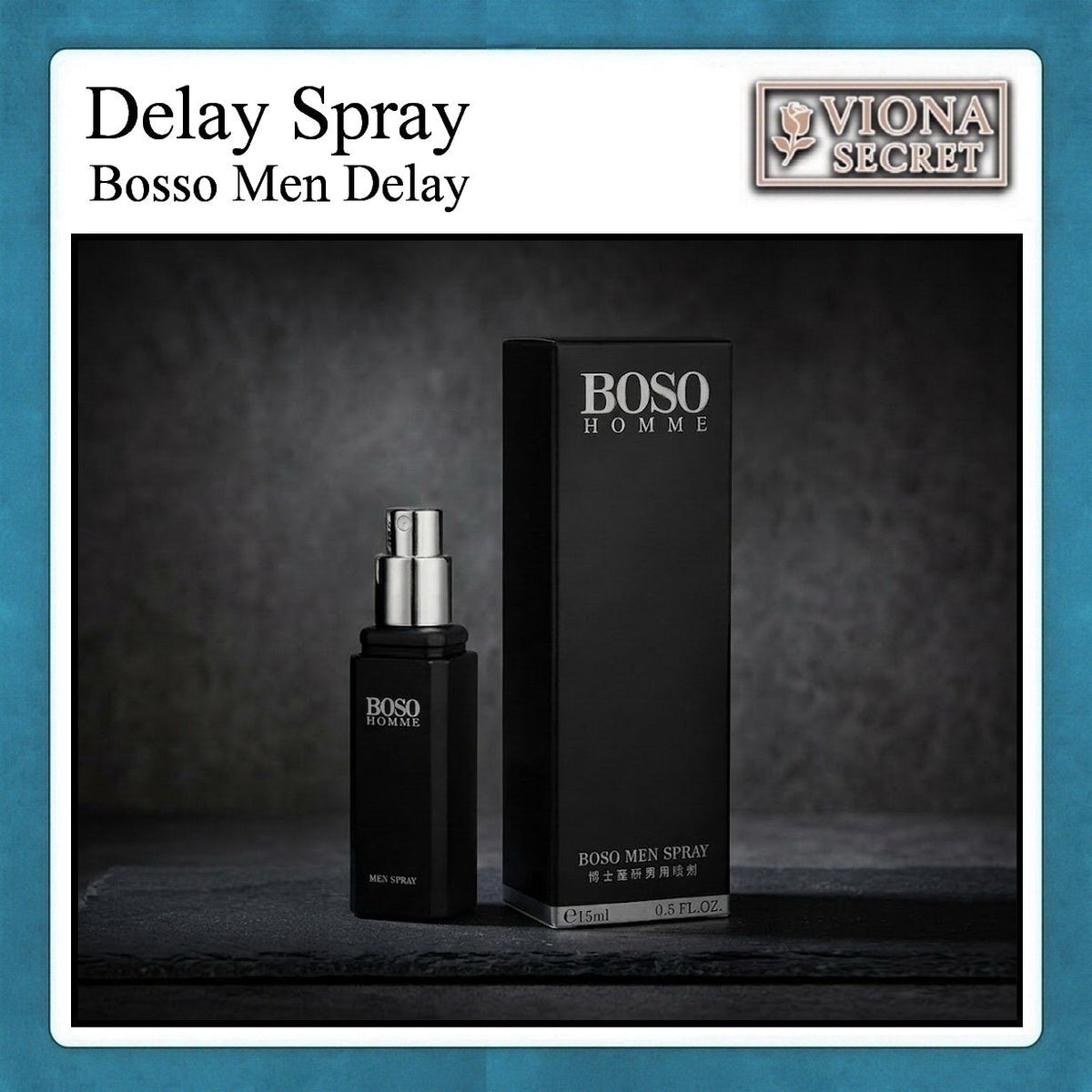 Pekalongan Viona BOSSO Men Delay Spray - Semprotan Penunda Ejakulasi Dini Pria Original