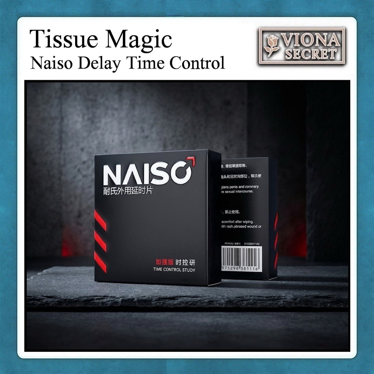 Pekalongan Viona NAISO Men Delay Wipes - Tisu Basah Pria Penunda Ejakulasi Dini Original