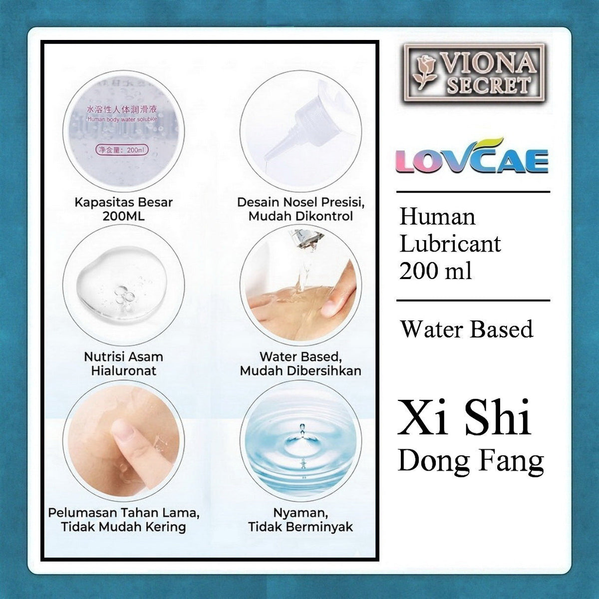 Pekalongan Midnight Xi Shi Dong Fang 200ml - Human Lubricant LovCae Pelumas Intim