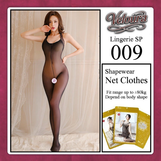 Pekalongan Veloura Bodysuit Spandek Sexy Lingerie Baju Shapewear Net Clothes - SP 009