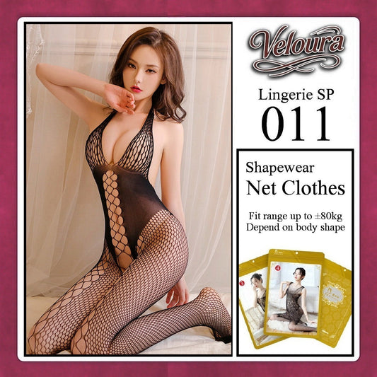 Pekalongan Veloura Bodysuit Spandek Sexy Lingerie Baju Shapewear Net Clothes - SP 011