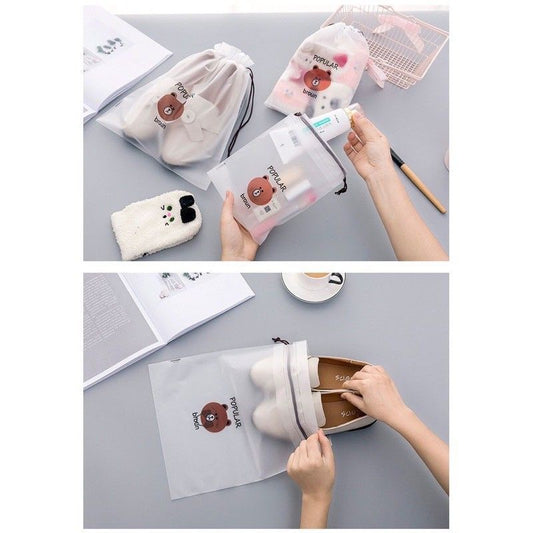 Pekanbaru Tas Pouch Organizer Waterproof Untuk Travel / Cosmetics / Makeup / Peralatan Mandi
