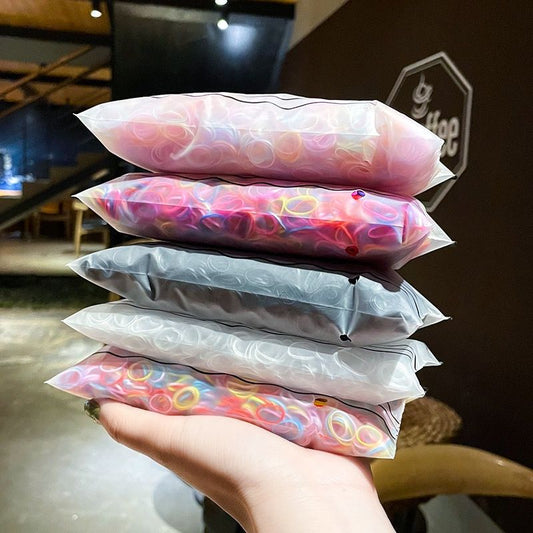 Pekanbaru Free Pouch - 1000Pcs S Ikat Rambut Karet Jepang Anak / Ikat Rambut