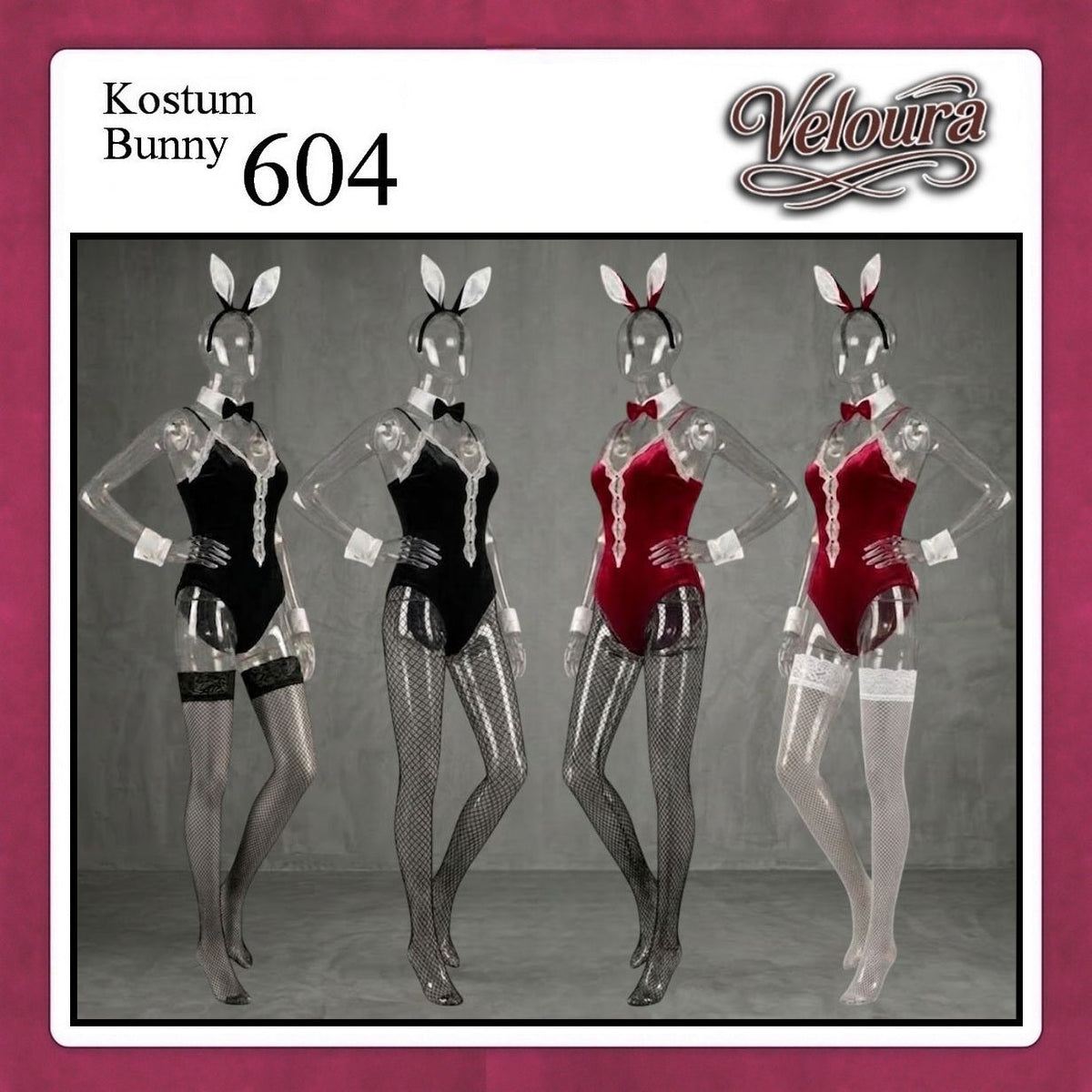 Pekalongan Veloura Nurse Cosplay Set - Lingerie Kostum Suster Perawat Seksi Playful Medical 604