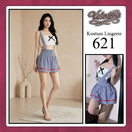 Pekalongan Veloura Sexy Lingerie Pakaian Cosplay Kostum Tema - 621