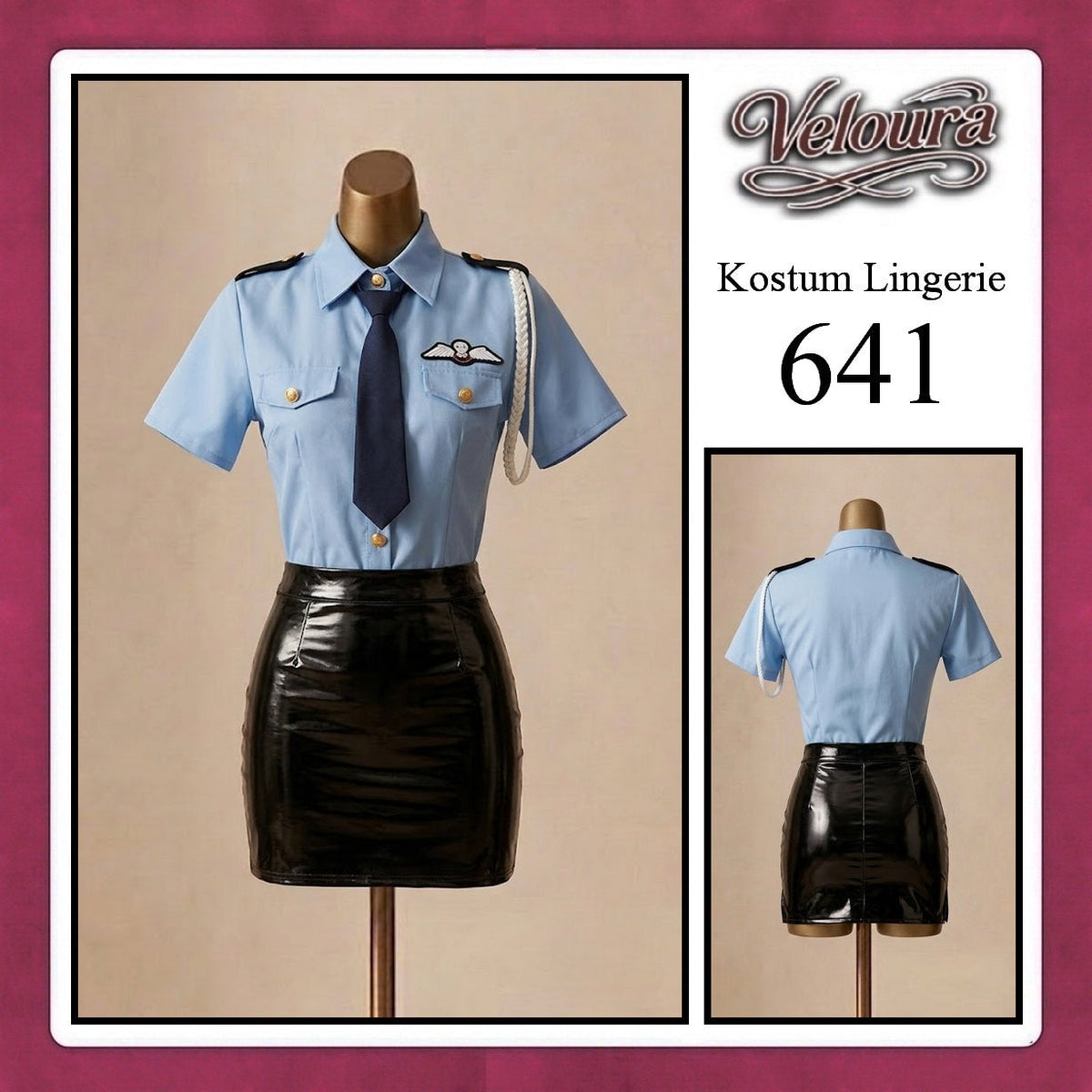 Pekalongan Veloura Sexy Lingerie Pakaian Cosplay Kostum Tema - 641