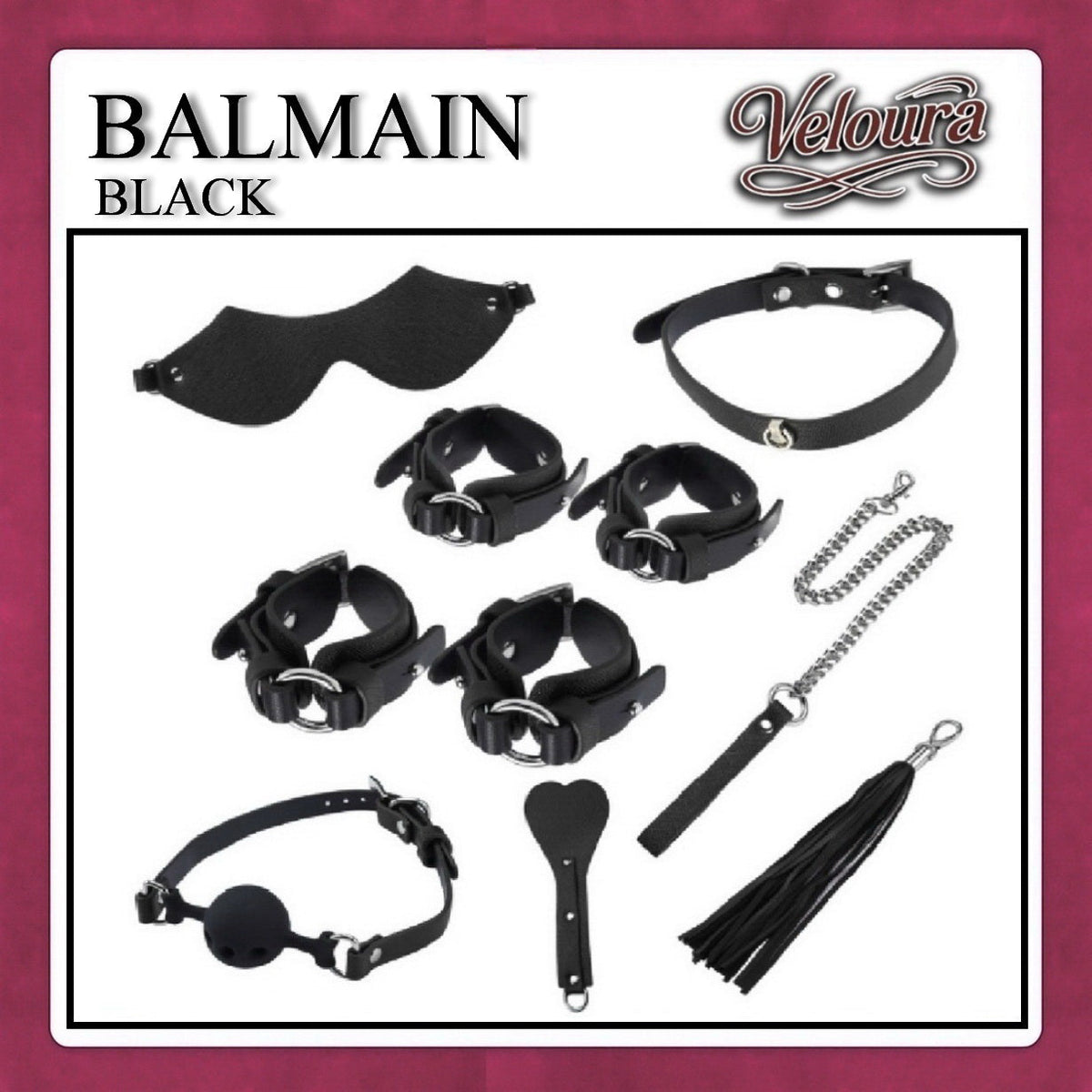 Pekalongan Midnight Set Premium BDSM Fashion Toys BALMAIN