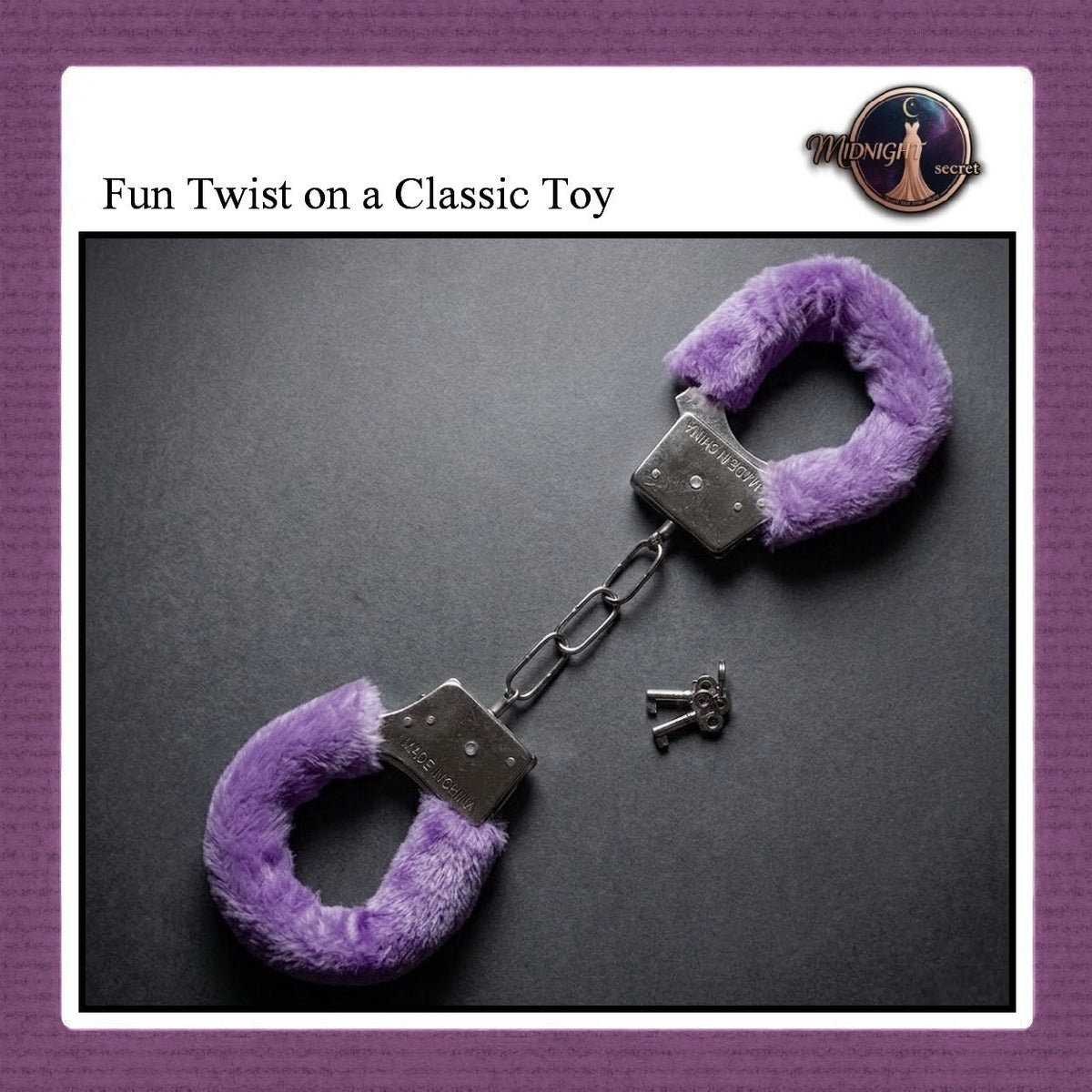 Pekalongan Midnight Handcuffs - Borgol Manacle Classic Toy