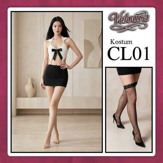 Pekalongan Veloura Pakaian Wanita Kostum Model Seksi - Setelan Lingerie Seksi CL01