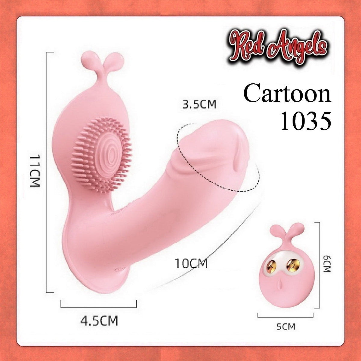 Pekalongan Red Angels Vibrator Cartoon LiLo Big Charge Remote