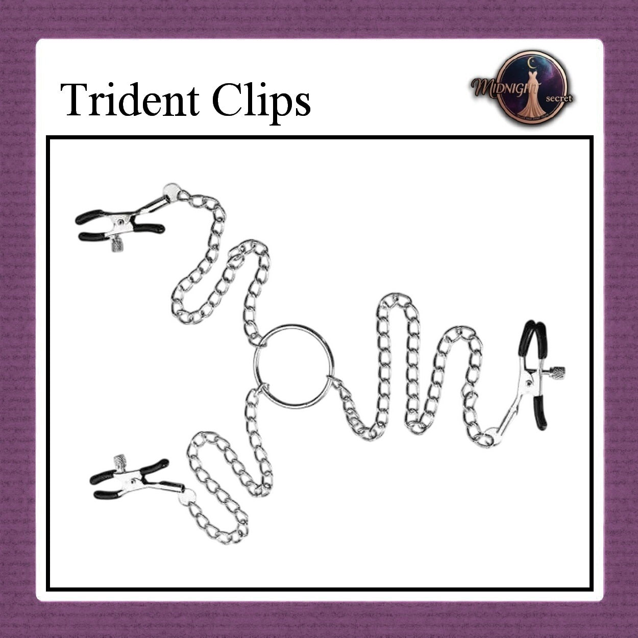 Pekalongan Midnight Clip - Trident 3 Way Nipple Clips Aksesoris BDSM