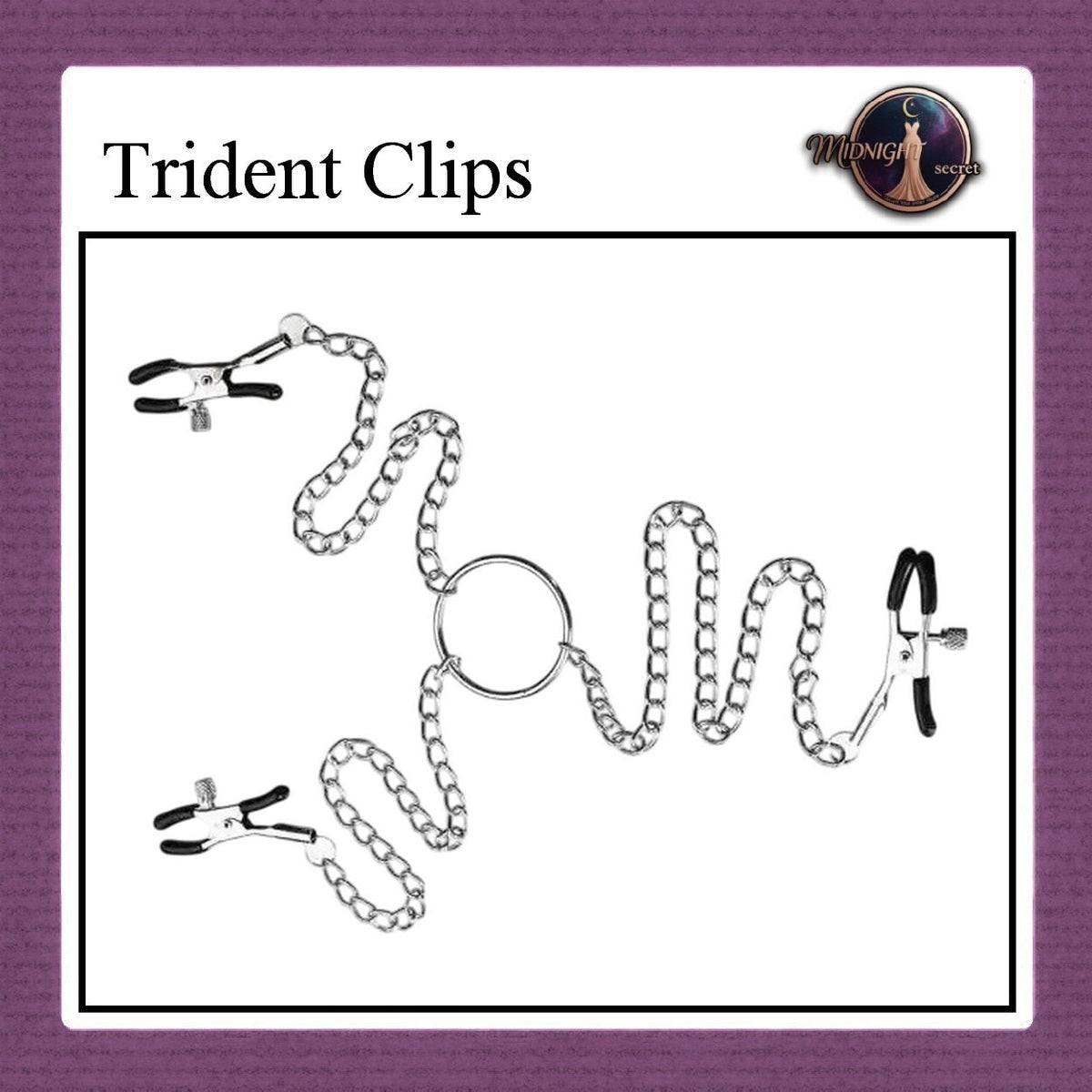 Pekalongan Midnight Clip - Trident 3 Way Nipple Clips Aksesoris BDSM