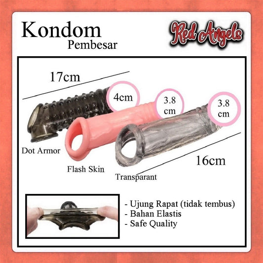 Pekalongan Red Angels Kondom Pria Dot Armor