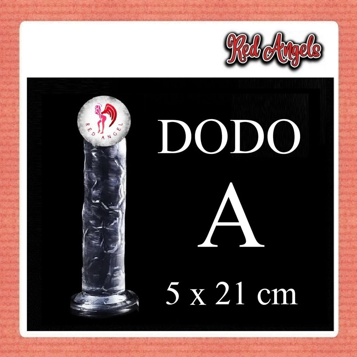Pekalongan Red Angels Dildo Transparan DODO A
