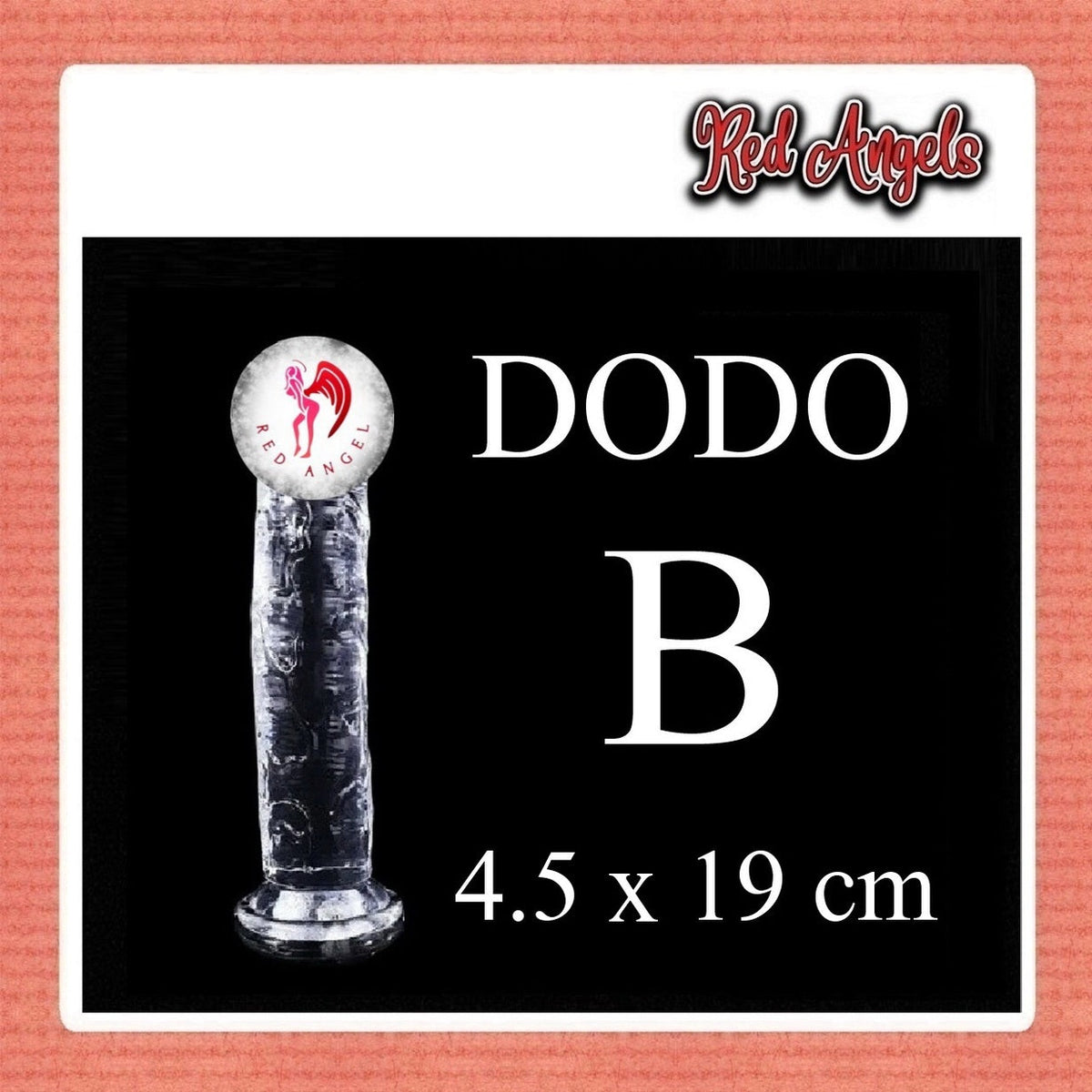 Pekalongan Red Angels Dildo Transparan DODO B