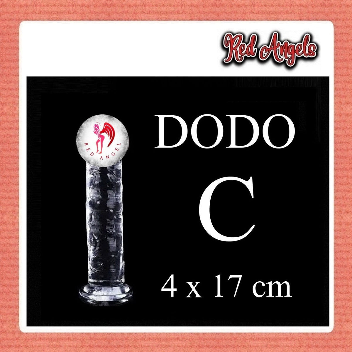 Pekalongan Red Angels Dildo Transparan DODO C