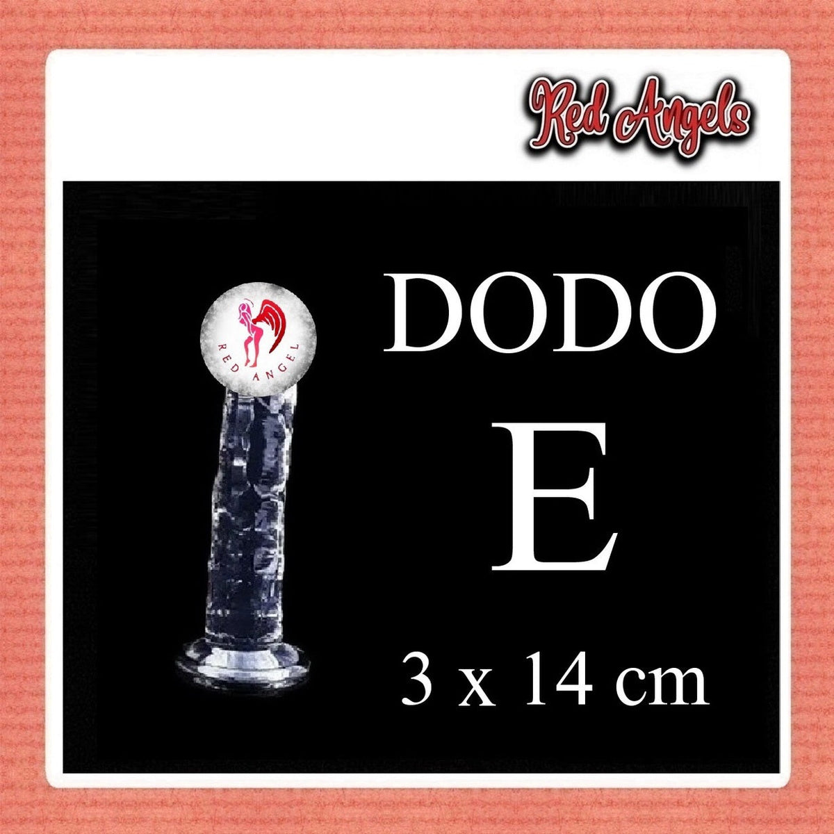 Pekalongan Red Angels Dildo Transparan DODO E
