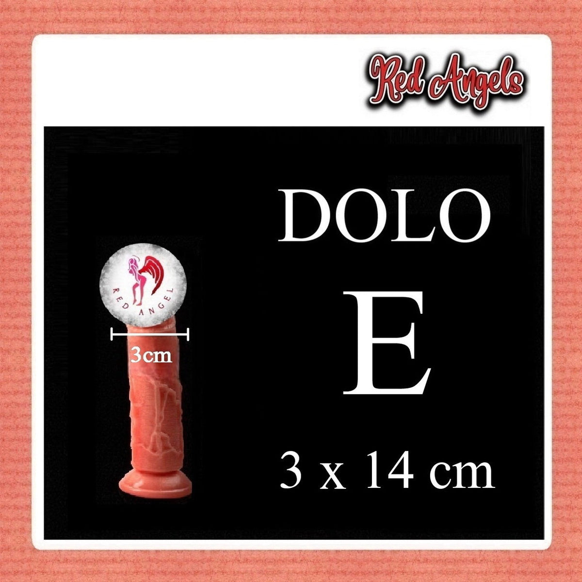 Pekalongan Red Angels Dildo Skin Warna Kulit Dolo E
