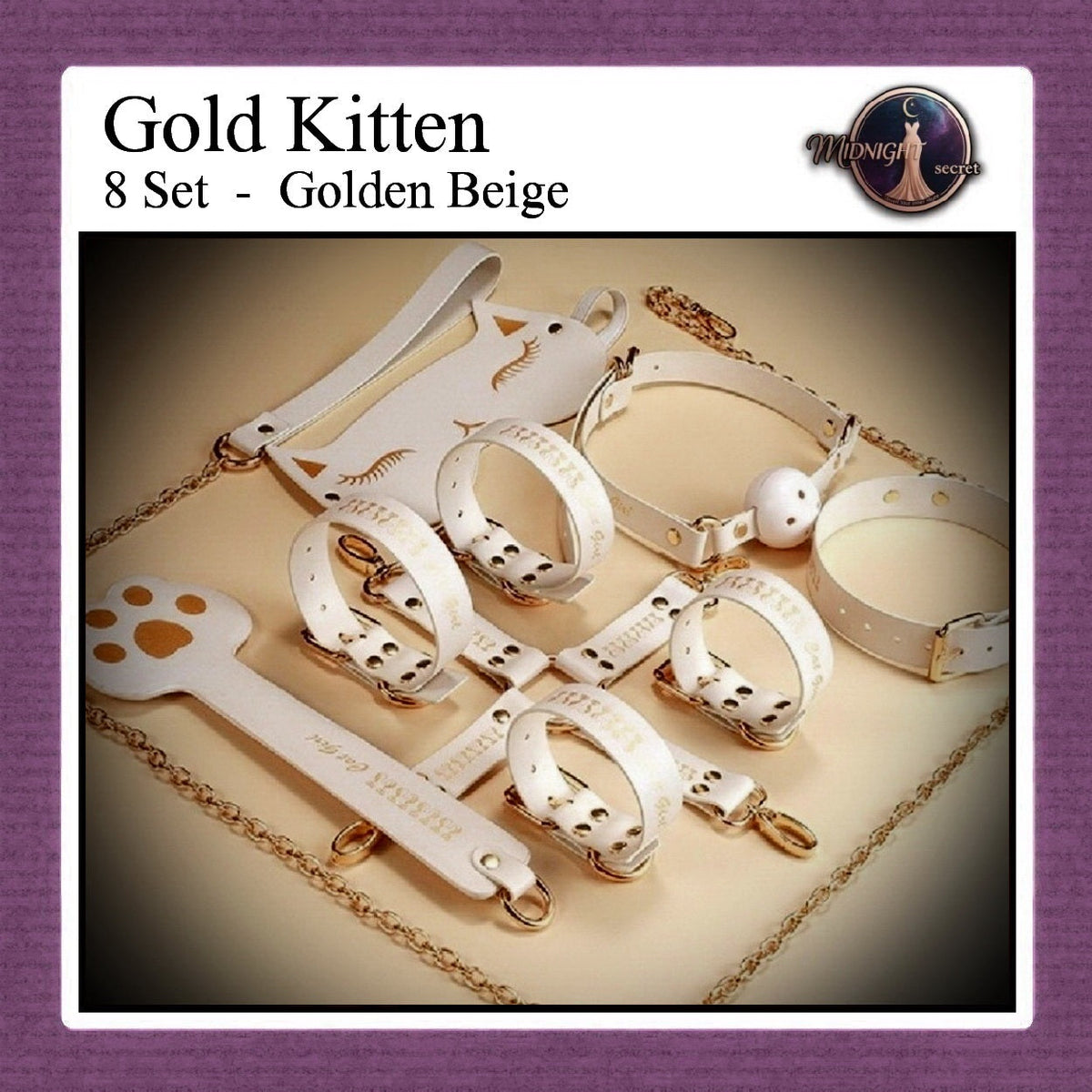 Pekalongan Midnight Set Premium BDSM Fashion Toys Golden CAT
