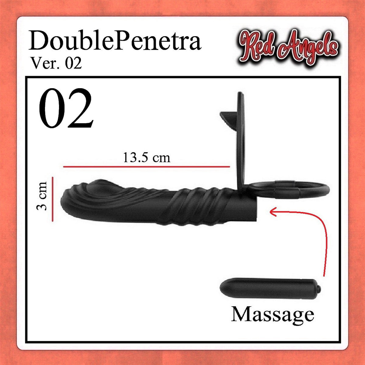 Pekalongan Red Angels Doubel Penetration Vibrator Ver 2