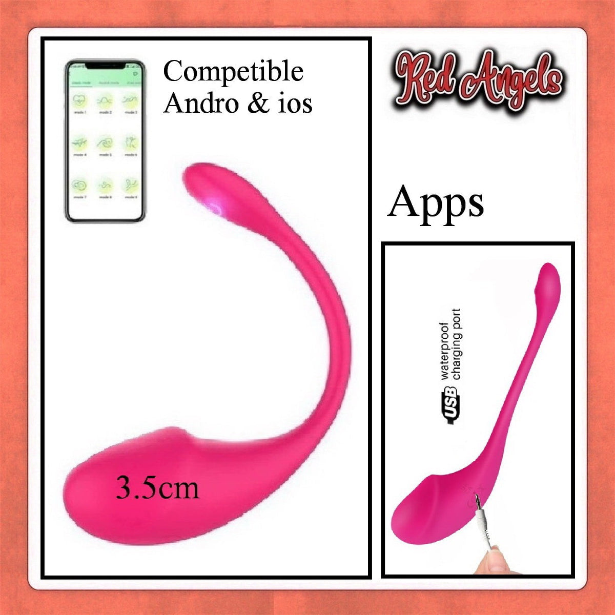 Pekalongan Red Angels Vibrator Flamingo APP Charge