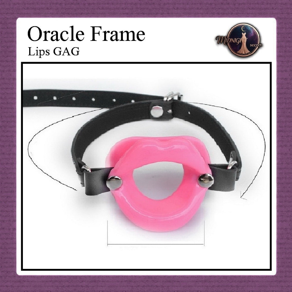 Pekalongan Midnight Mouth GAG - Oracle Frame Lips - Aksesoris BDSM