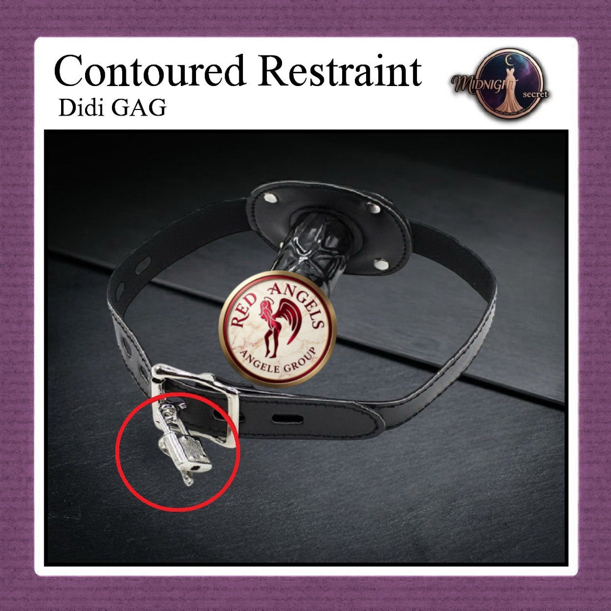 Pekalongan Midnight Mouth GAG - Contaured Restraint DIDI - Aksesoris BDSM