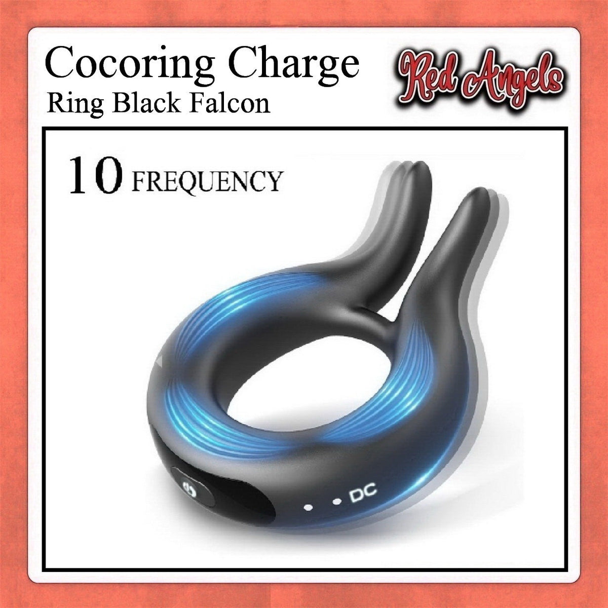 Pekalongan Red Angels Vibrator Pria Black Gear Cock Ring Falcon