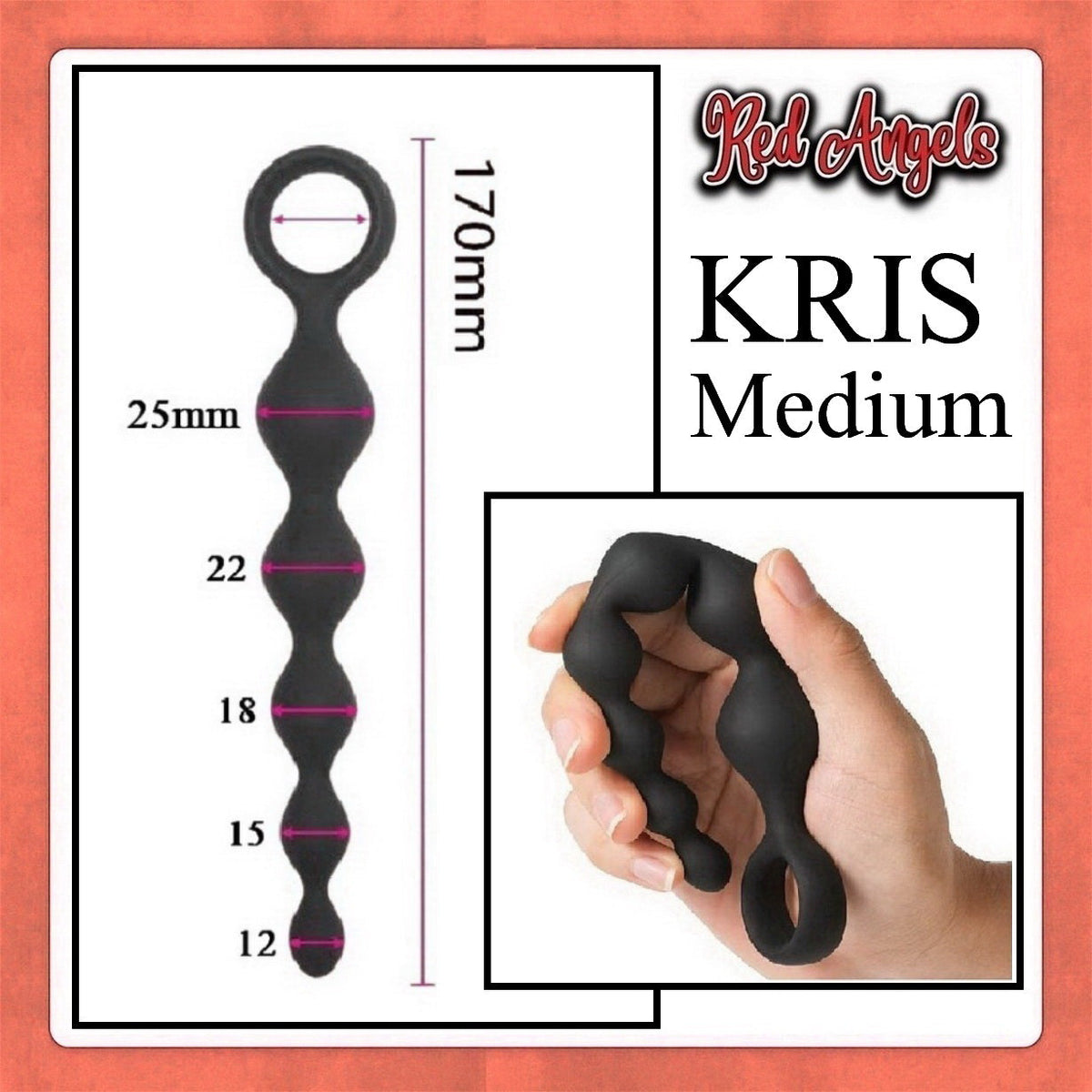 Pekalongan Red Angels Kris Plug Anal 3 Varian Long Medium Short