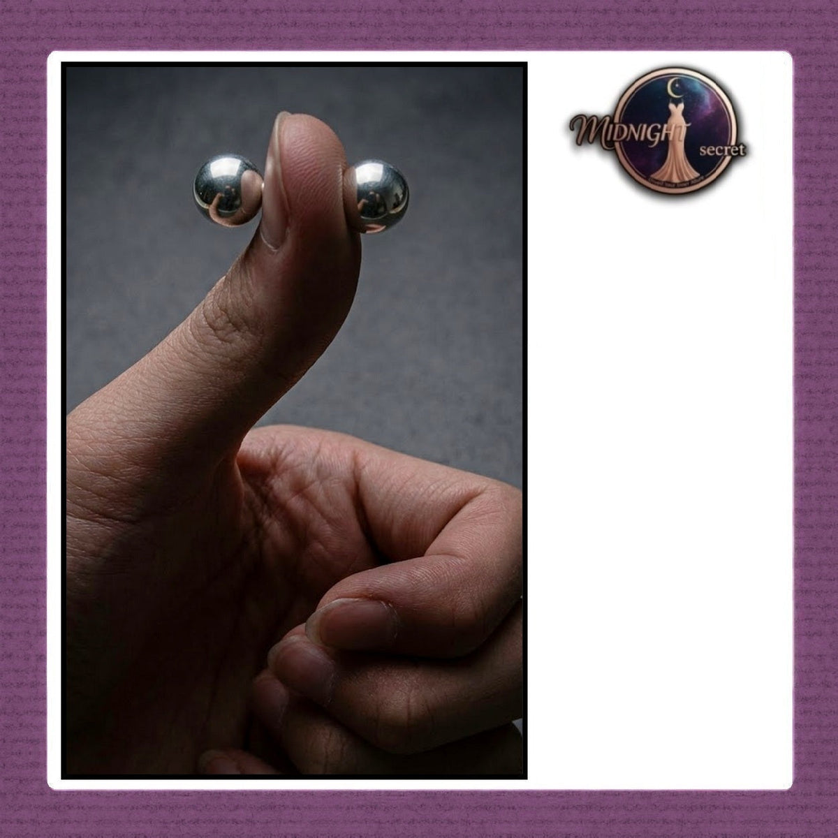 Pekalongan Midnight Magnetic Orbs - Sepasang Bola Magnet Stimulasi Kejut