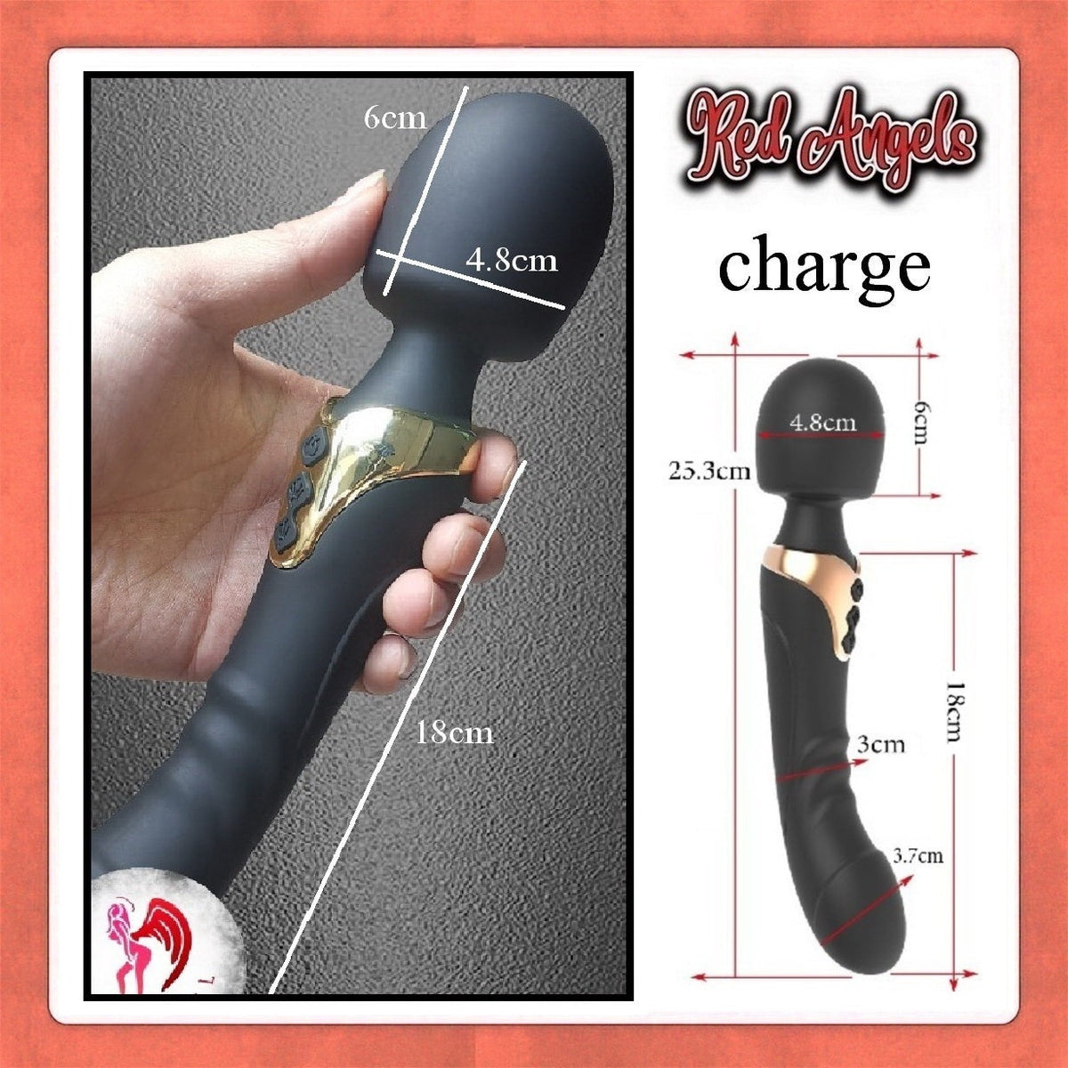 Pekalongan Red Angels Vibrator Microphone BIG Long Charge