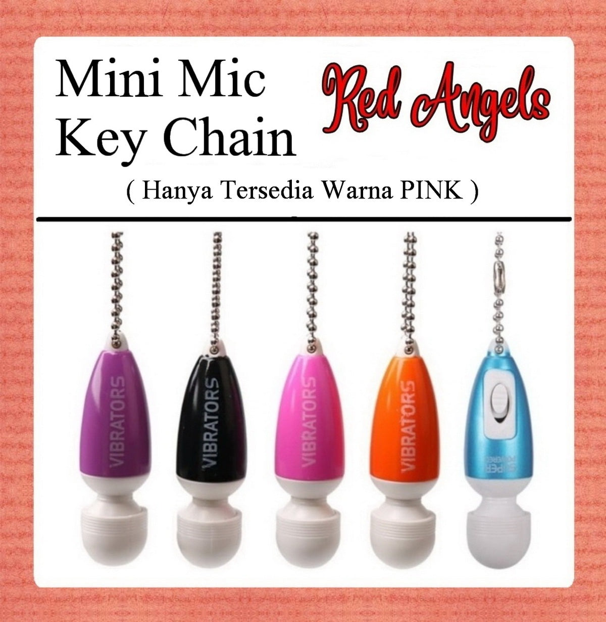 Pekalongan Red Angels Vibrator Mini Mic Keychain Refill LR1130