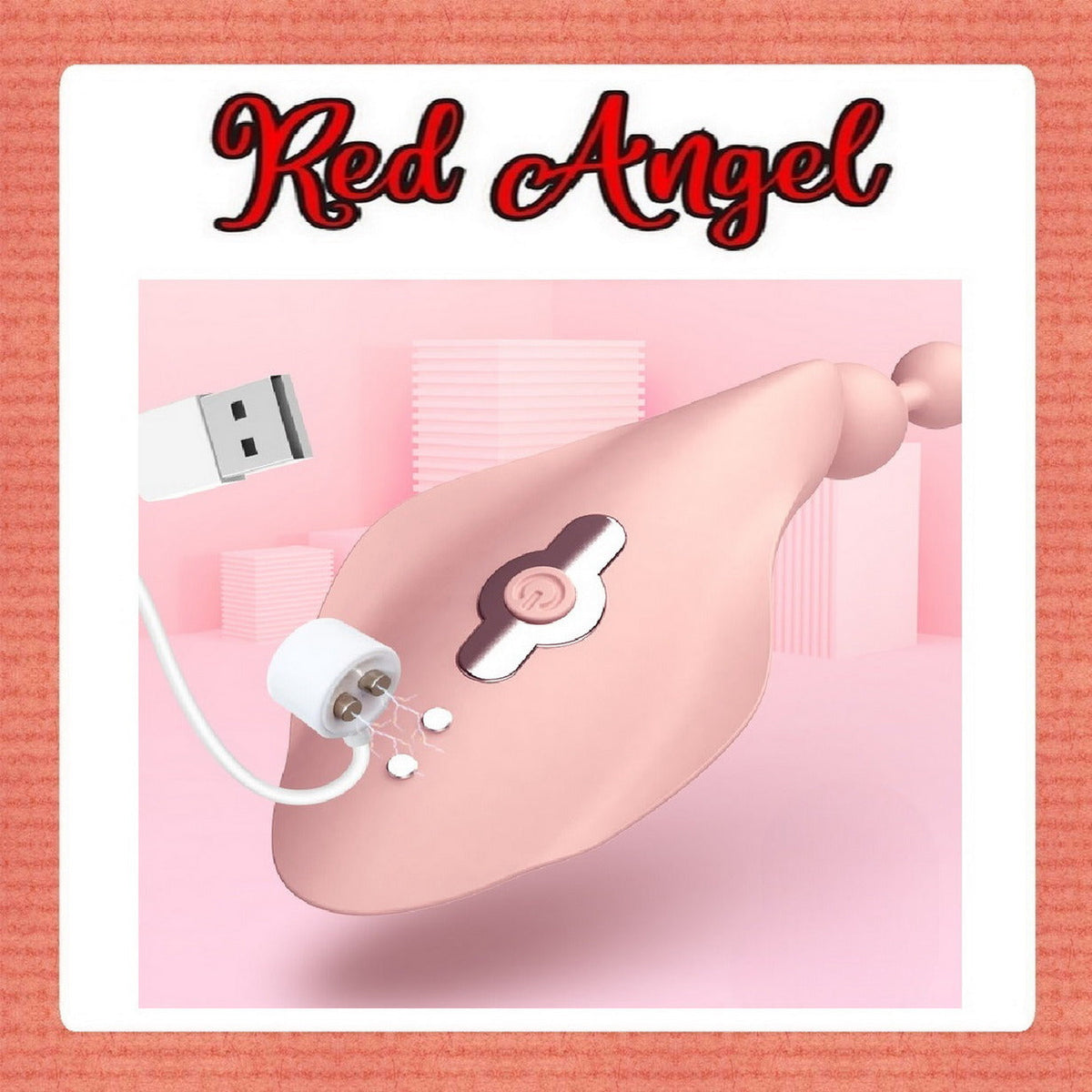 Pekalongan Red Angels Vibrator Lilo Pari Remote Charge Slim