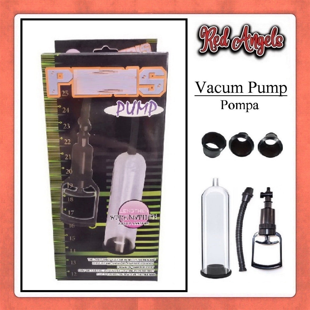 Pekalongan Red Angels Pompa Penis Pump 3 Karet