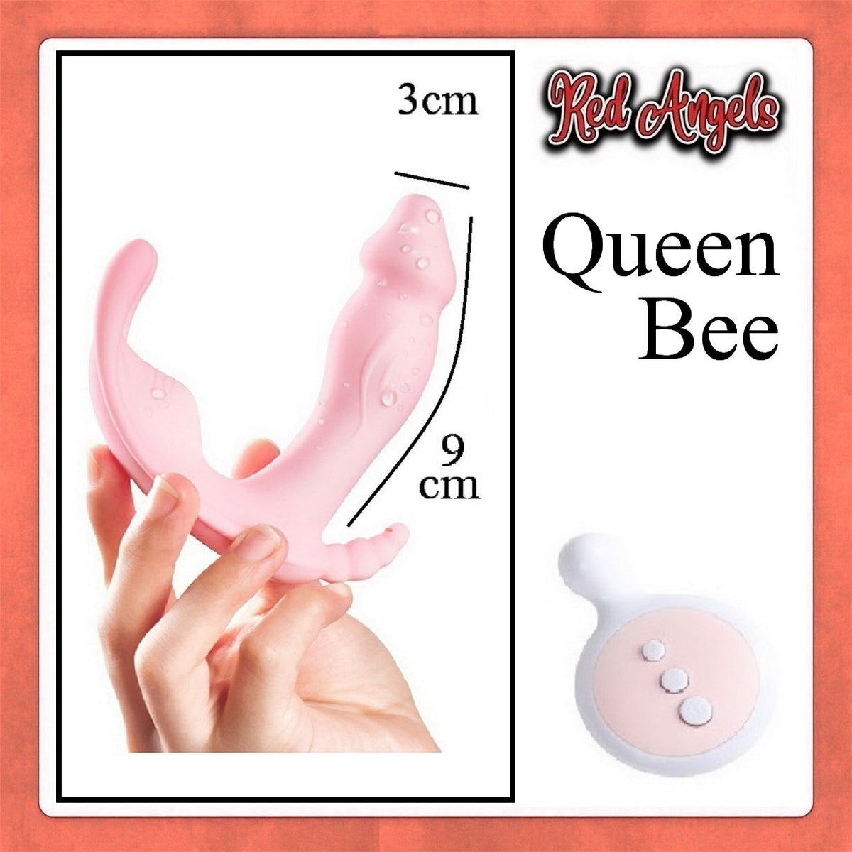 Pekalongan Red Angels Vibrator Queen Bee Remote Charger LILO