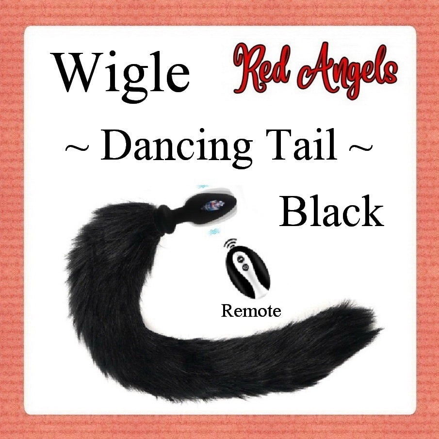 Pekalongan Red Angels Vibrator Plug Remote Plus Ekor Black