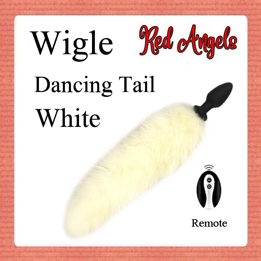 Pekalongan Red Angels Vibrator Plug Remote Plus Ekor White