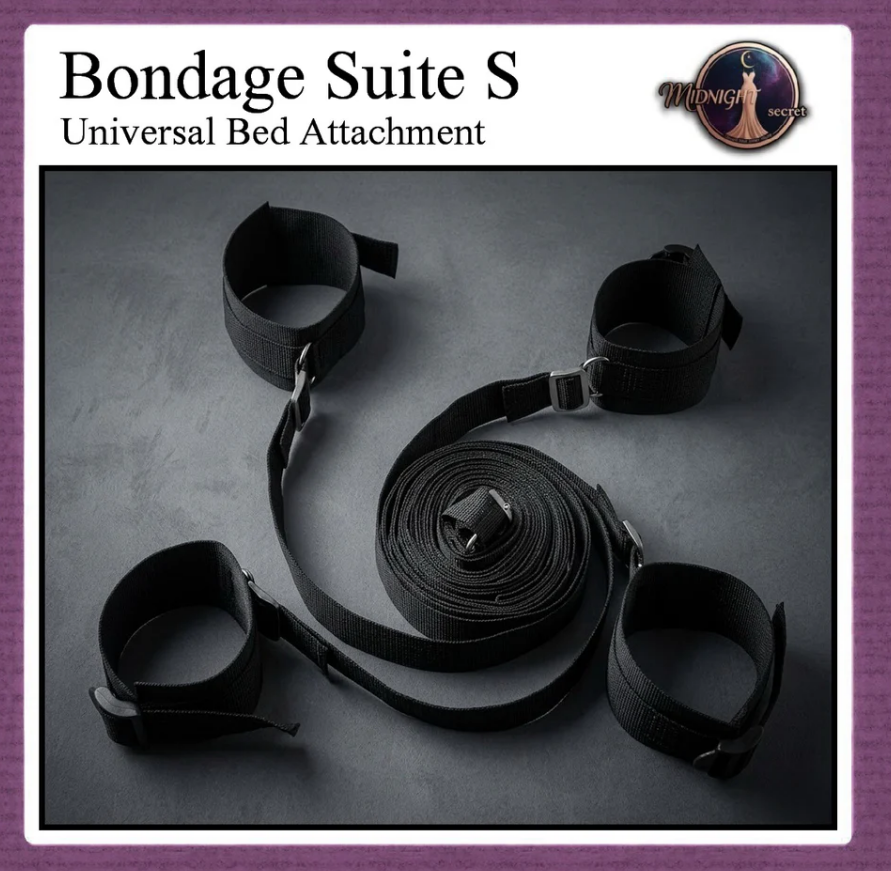 Midnight Bondage Suit - Universal Bed Attachment - Ranjang S - Aksesoris BDSM