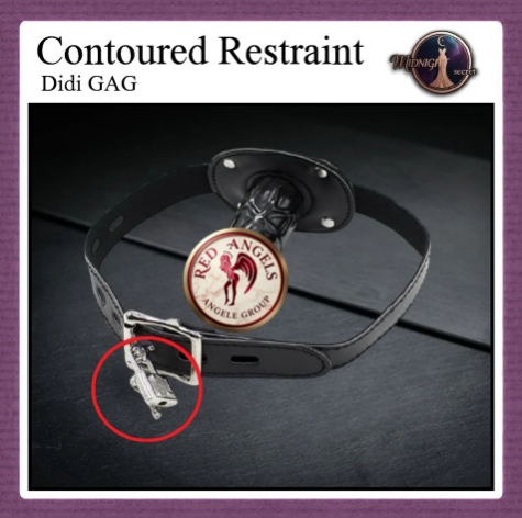 Midnight Mouth GAG - Contaured Restraint DIDI - Aksesoris BDSM