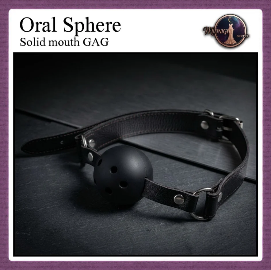 Midnight Mouth GAG - Oral Sphere Solid Ball ABS - Aksesoris BDSM