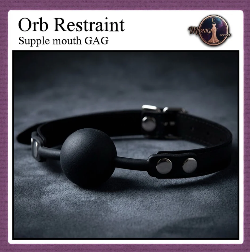 Midnight Mouth GAG - Supple Orb Restraint RBR - Aksesoris BDSM