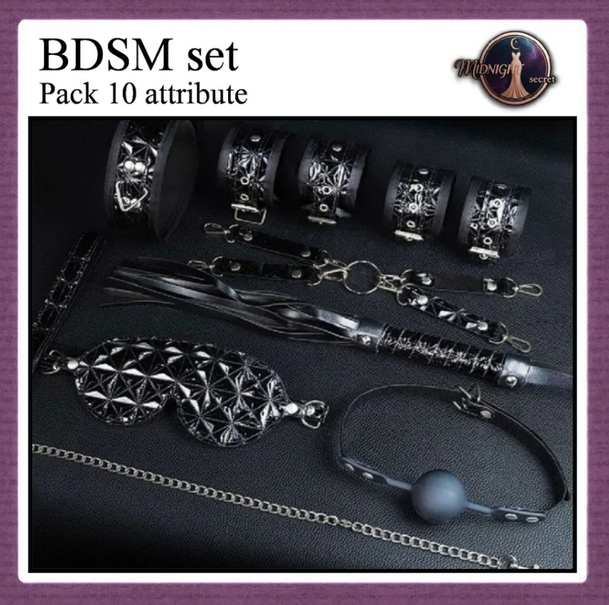 Midnight Set Premium BDSM Fashion Toys DIAMOND Black / Hitam