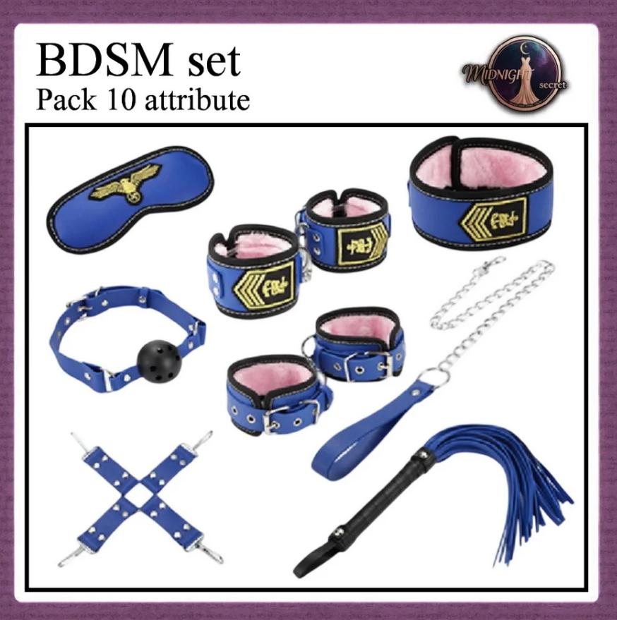 Midnight Set Premium BDSM Fashion Toys Seragam Tema Pramugari Stewardess