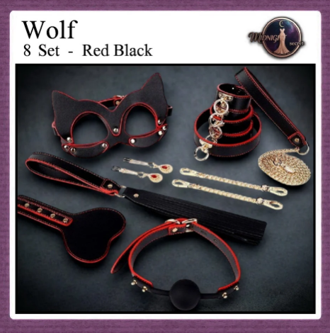 Midnight Set Premium BDSM Fashion WOLF BOX Red