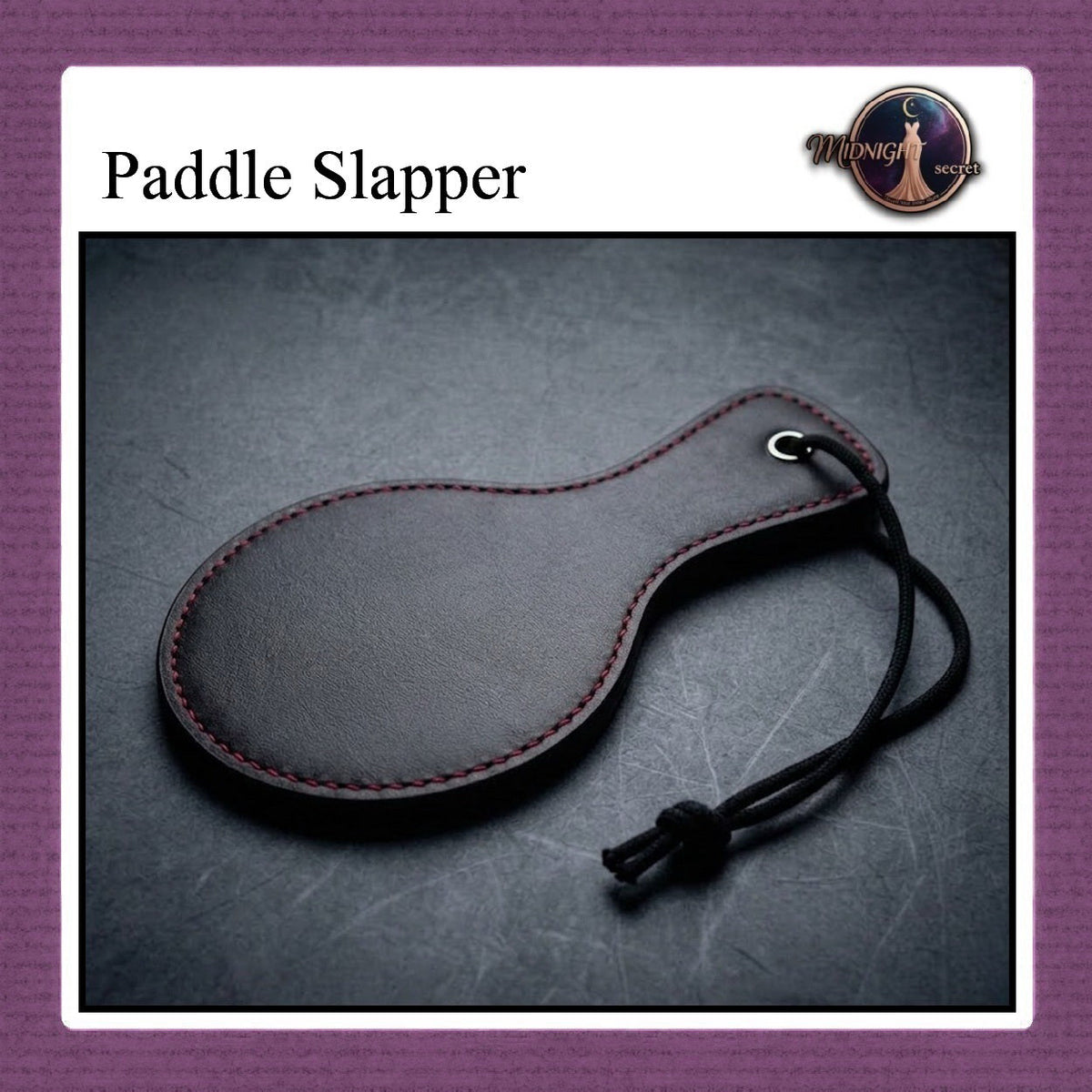 Pekalongan Midnight Smasher & Slapper Paddle - PU Leather Impact
