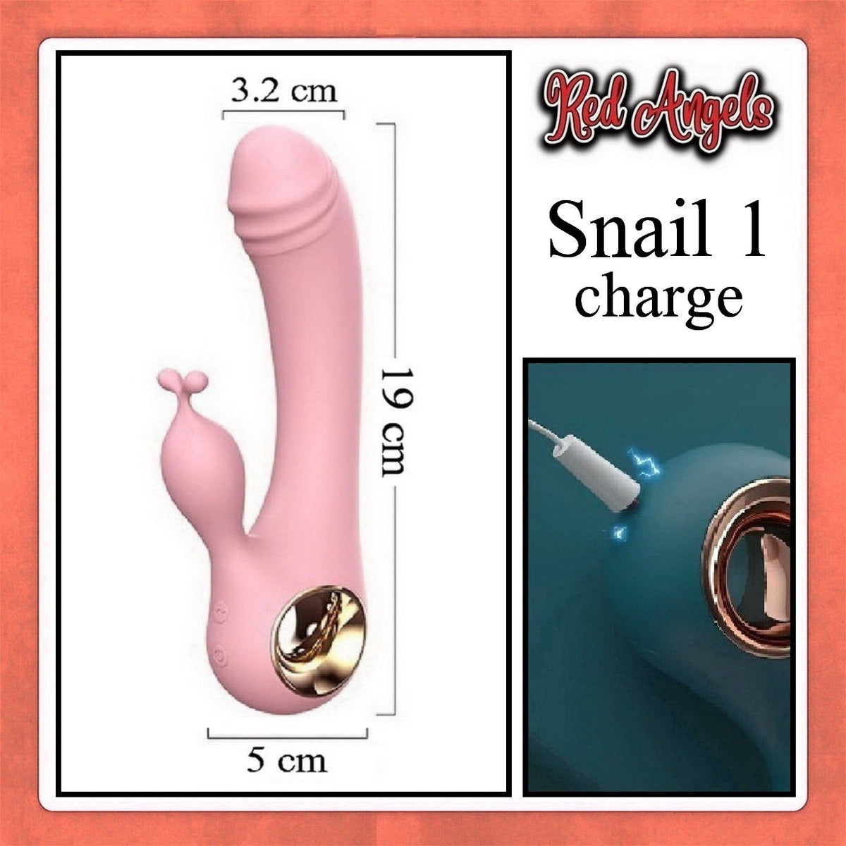Pekalongan Red Angels Vibrator Lilo Snail 1 Charge