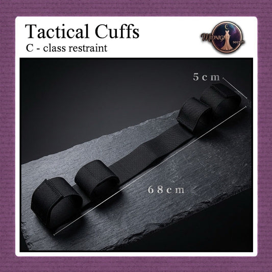 Pekalongan Midnight Tactical Cuffs - B class restraint - Aksesoris BDSM