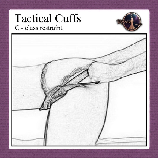 Pekalongan Midnight Tactical Cuffs - C class restraint - Aksesoris BDSM