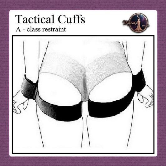 Pekalongan Midnight Tactical Cuffs - A class restraint - Aksesoris BDSM